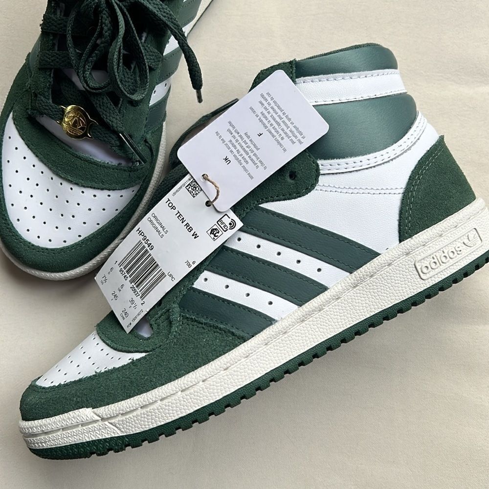 adidas originals Top Ten Rb 'White Green Oxide' - Picture 9 of 16